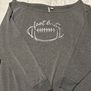 Cato Gray Football Graphic Top